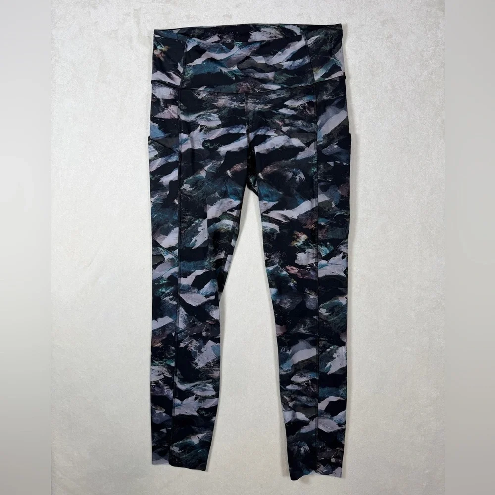 Lululemon Athletica Size 8 Align Abstract Multicolor Leggings